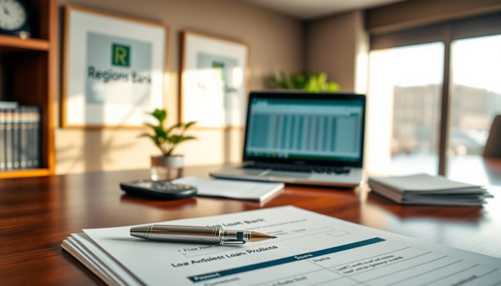 Regions Bank loan request details