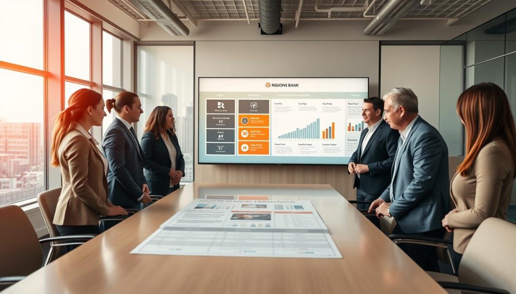 fases solicitud préstamo Regions Bank