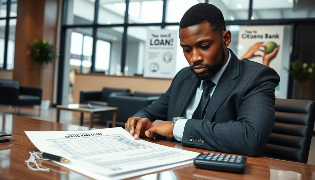 solicitud préstamo Citizens Bank